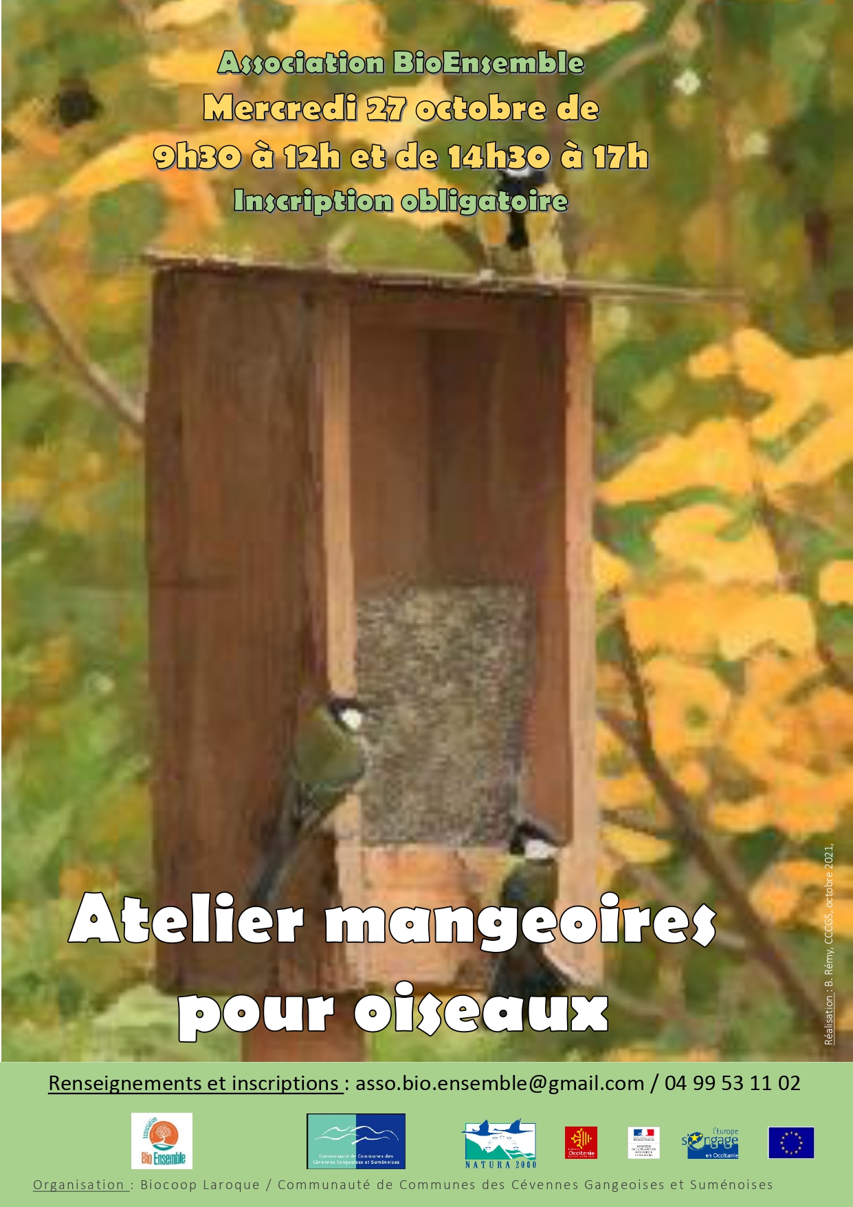 Atelier Mangeoires pour oiseaux Atelier Mangeoires pour oiseaux