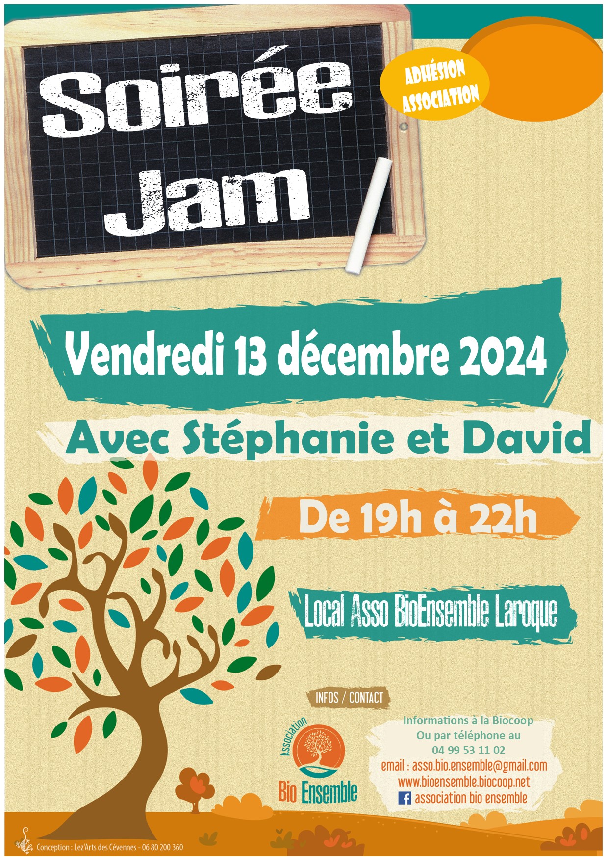 Soirée Jam à l'association BioEnsemble