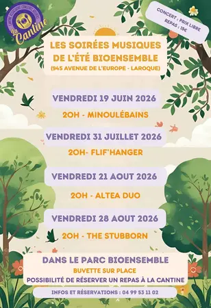 Les soirées musiques de l'été à BioEnsemble Les soirées musiques de l'été à BioEnsemble