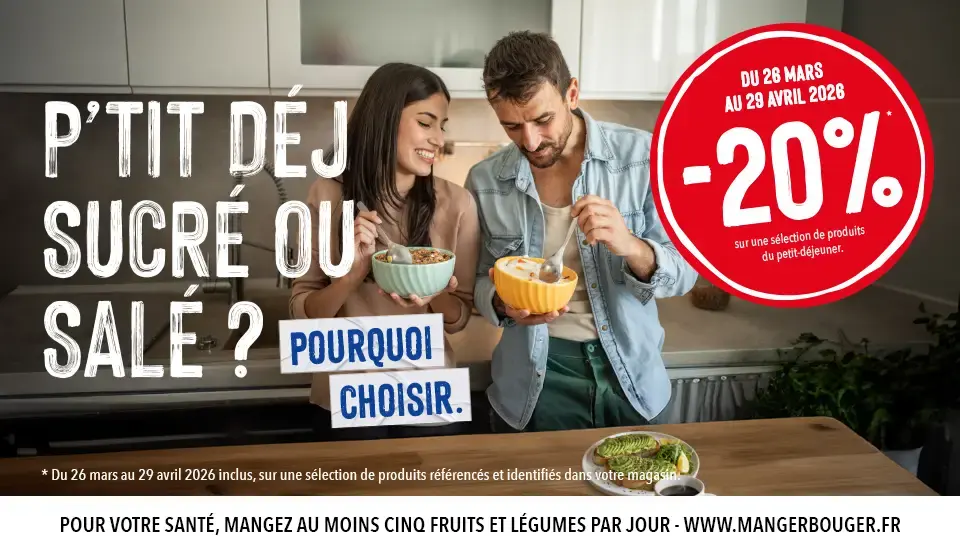 Alors, vous êtes plutôt petit déjeuner sucré ou salé ?